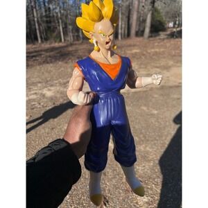 Bird Studio Dragon Ball Z Vegito Figure Kids 13in Blue Plastic Vintage Good